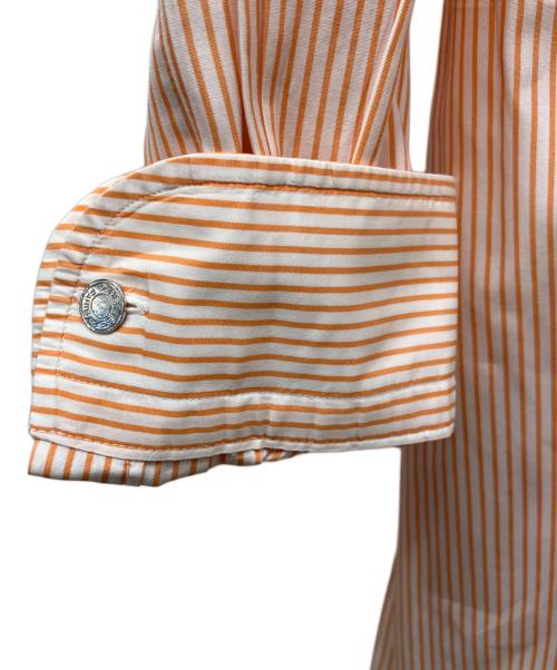 HERMES（エルメス）HERMES (エルメス) ドレスシャツ オレンジ サイズ:Lの古着・服飾アイテム