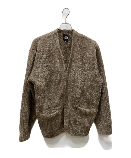THE NORTH FACE（ザ ノース フェイス）THE NORTH FACE (ザ ノース フェイス) ALTERNATIVE FEATHER CARDIGAN キャラメル サイズ:Lの古着・服飾アイテム