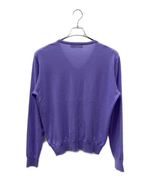RALPH LAUREN Purple Label（ラルフ ローレン パープル レーベル）RALPH LAUREN Purple Label (ラルフ ローレン パープル レーベル) 薄手ニット パープル サイズ:Mの古着・服飾アイテム