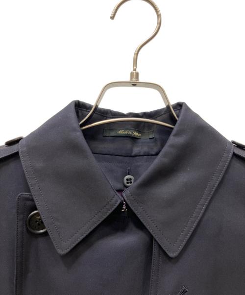 SANYO（サンヨー）SANYO (サンヨー) ライナー付ダブルトレンチコート ブラック サイズ:38 未使用品の古着・服飾アイテム