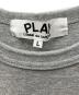 PLAY COMME des GARCONS (プレイコムデギャルソン) ゴールド・ハートワッペン・Tシャツ グレー サイズ:L：9000円