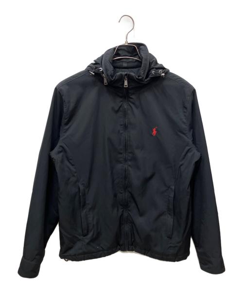 POLO RALPH LAUREN（ポロ・ラルフローレン）POLO RALPH LAUREN (ポロ・ラルフローレン) フーデッドジャケット ブラック サイズ:Mの古着・服飾アイテム