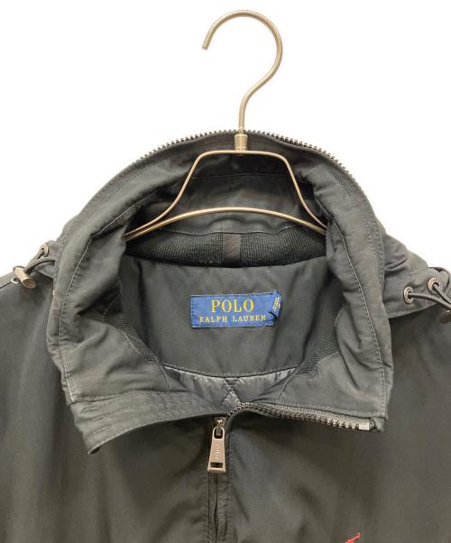 POLO RALPH LAUREN（ポロ・ラルフローレン）POLO RALPH LAUREN (ポロ・ラルフローレン) フーデッドジャケット ブラック サイズ:Mの古着・服飾アイテム