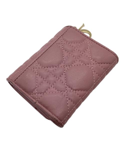 Christian Dior（クリスチャン ディオール）Christian Dior (クリスチャン ディオール) 2つ折り財布 ピンクの古着・服飾アイテム