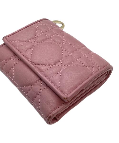 Christian Dior（クリスチャン ディオール）Christian Dior (クリスチャン ディオール) 2つ折り財布 ピンクの古着・服飾アイテム