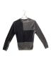 FRED PERRY (フレッドペリー) RAF SIMONS (ラフシモンズ) 薄手ニット ブラック×グレー サイズ:XS：12000円