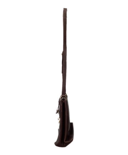BALLY（バリー）BALLY (バリー) ショルダーバッグ ブラウン×ブラックの古着・服飾アイテム