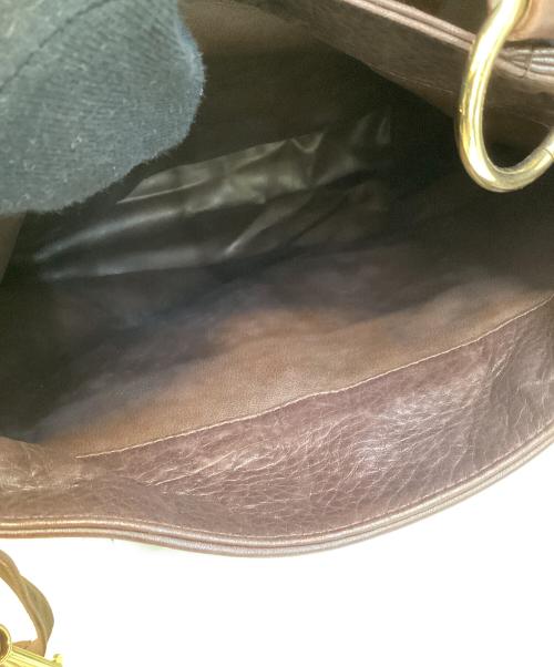 BALLY（バリー）BALLY (バリー) ショルダーバッグ ブラウン×ブラックの古着・服飾アイテム
