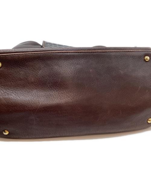 BALLY（バリー）BALLY (バリー) ショルダーバッグ ブラウン×ブラックの古着・服飾アイテム