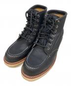 CHIPPEWAチペワ）の古着「モックトゥブーツ」｜ブラック