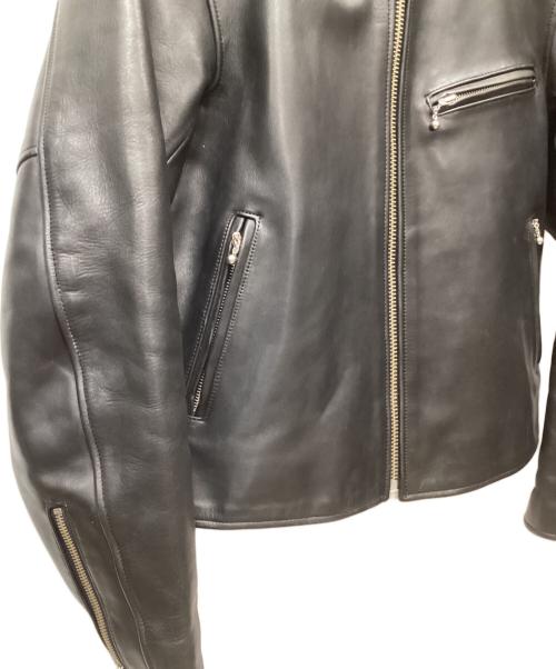 HARLEY-DAVIDSON（ハーレーダビッドソン）HARLEY-DAVIDSON (ハーレーダビッドソン) シングルライダースジャケット ブラック サイズ:Lの古着・服飾アイテム
