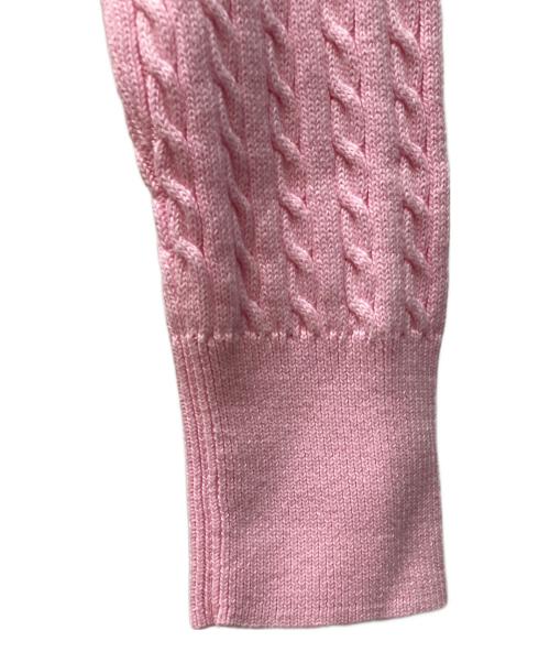 RALPH LAUREN（ラルフローレン）RALPH LAUREN (ラルフローレン) ニットカーディガン ピンク サイズ:XL 未使用品の古着・服飾アイテム