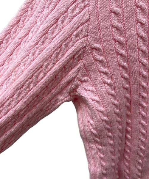 RALPH LAUREN（ラルフローレン）RALPH LAUREN (ラルフローレン) ニットカーディガン ピンク サイズ:XL 未使用品の古着・服飾アイテム