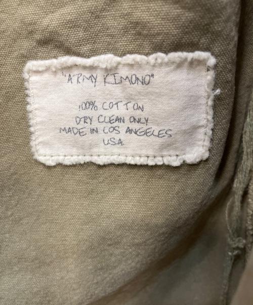 GREG LAUREN（グレッグローレン）GREG LAUREN (グレッグローレン) 切替デニムジャケット グリーン スカイブルー サイズ:不明の古着・服飾アイテム