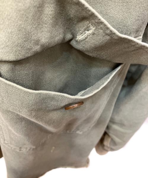 GREG LAUREN（グレッグローレン）GREG LAUREN (グレッグローレン) 切替デニムジャケット グリーン スカイブルー サイズ:不明の古着・服飾アイテム