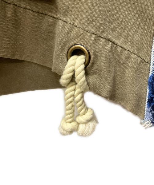 GREG LAUREN（グレッグローレン）GREG LAUREN (グレッグローレン) 切替デニムジャケット グリーン スカイブルー サイズ:不明の古着・服飾アイテム