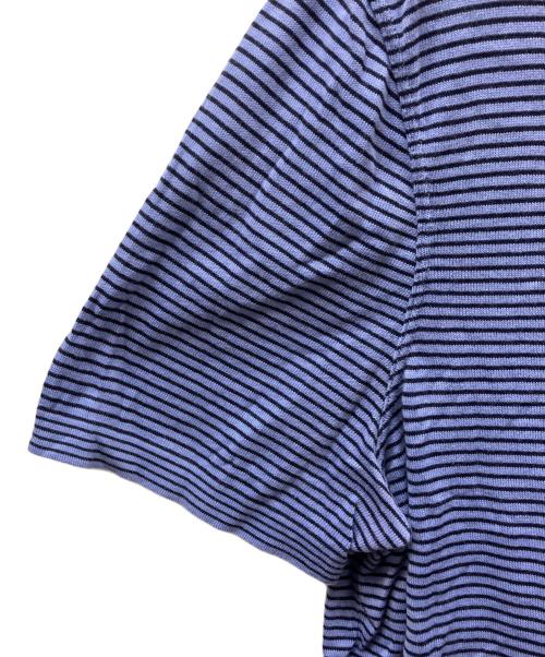 HERMES（エルメス）HERMES (エルメス) 半袖カットソー ブルー×ネイビー サイズ:不明の古着・服飾アイテム