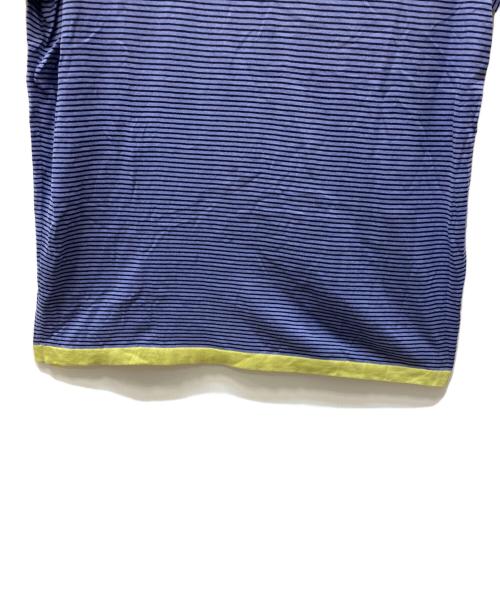 HERMES（エルメス）HERMES (エルメス) 半袖カットソー ブルー×ネイビー サイズ:不明の古着・服飾アイテム