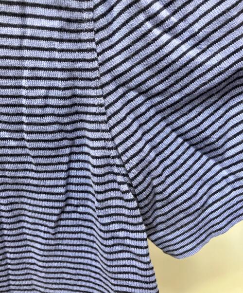 HERMES（エルメス）HERMES (エルメス) 半袖カットソー ブルー×ネイビー サイズ:不明の古着・服飾アイテム
