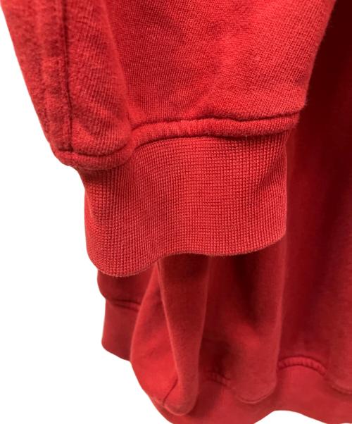 HAIDER ACKERMANN（ハイダーアッカーマン）HAIDER ACKERMANN (ハイダーアッカーマン) ジップパーカー レッド×ゴールドカラー サイズ:不明の古着・服飾アイテム