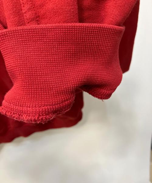 HAIDER ACKERMANN（ハイダーアッカーマン）HAIDER ACKERMANN (ハイダーアッカーマン) ジップパーカー レッド×ゴールドカラー サイズ:不明の古着・服飾アイテム