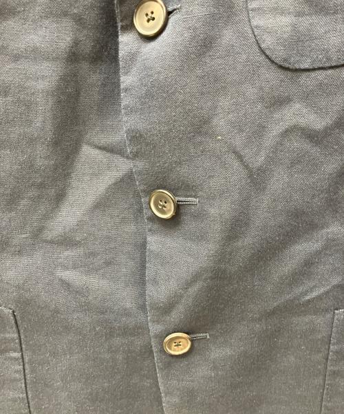 HERMES（エルメス）HERMES (エルメス) リネンジャケット ブラック サイズ:46の古着・服飾アイテム