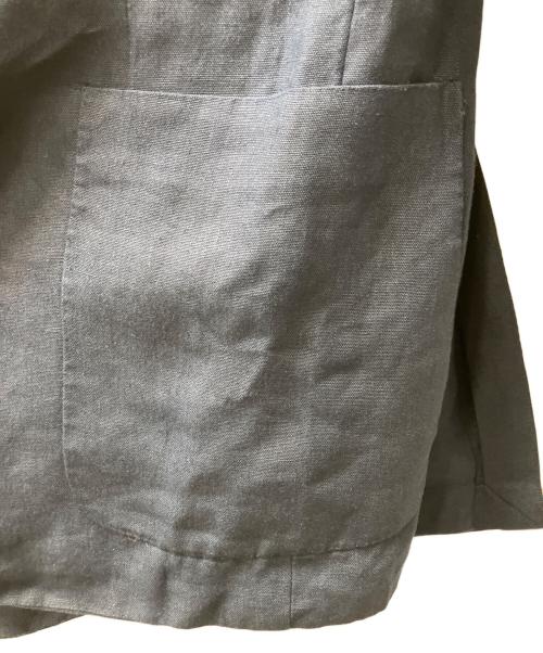 HERMES（エルメス）HERMES (エルメス) リネンジャケット ブラック サイズ:46の古着・服飾アイテム