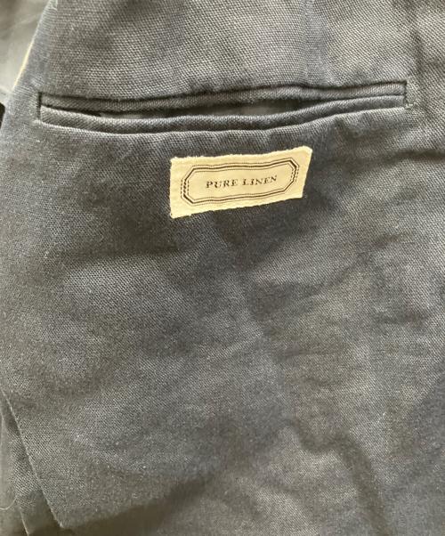 HERMES（エルメス）HERMES (エルメス) リネンジャケット ブラック サイズ:46の古着・服飾アイテム