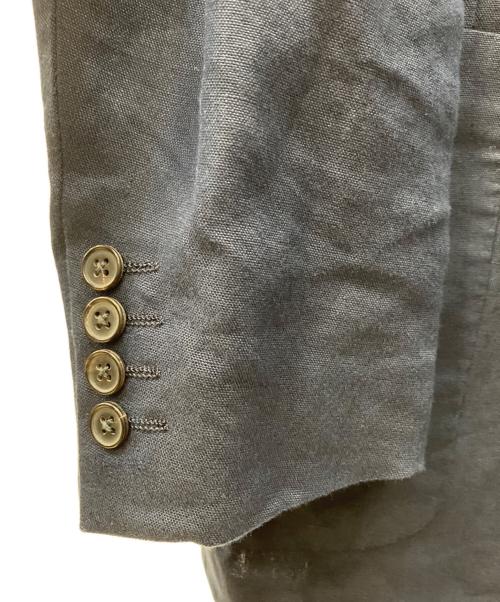 HERMES（エルメス）HERMES (エルメス) リネンジャケット ブラック サイズ:46の古着・服飾アイテム
