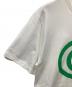 中古・古着 GUCCI (グッチ) Tシャツ ホワイト×グリーン サイズ:S：19000円