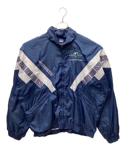 UMBRO（アンブロ）UMBRO (アンブロ) ナイロンジャケット ネイビー×ホワイト サイズ:Lの古着・服飾アイテム