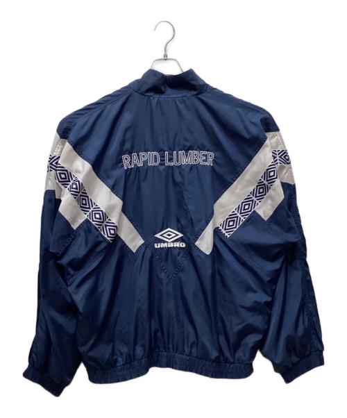 UMBRO（アンブロ）UMBRO (アンブロ) ナイロンジャケット ネイビー×ホワイト サイズ:Lの古着・服飾アイテム