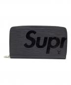 LOUIS VUITTON×SUPREMEルイ ヴィトン×シュプリーム）の古着「ラウンドファスナー財布」