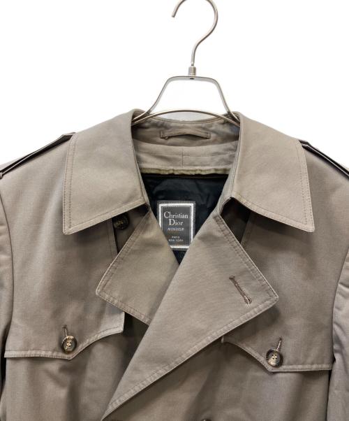 Christian Dior MONSIEUR（クリスチャンディオールムッシュ）Christian Dior MONSIEUR (クリスチャンディオールムッシュ) ライナートレンチコート グレー サイズ:38の古着・服飾アイテム