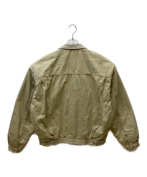 DIESEL（ディーゼル）DIESEL (ディーゼル) 90'sトラッカージャケット ベージュ サイズ:XXLの古着・服飾アイテム