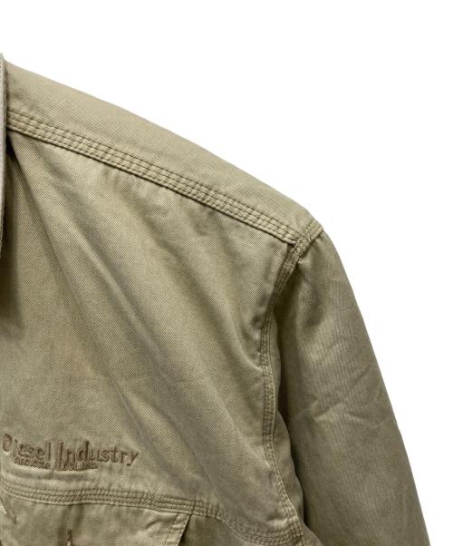 DIESEL（ディーゼル）DIESEL (ディーゼル) 90'sトラッカージャケット ベージュ サイズ:XXLの古着・服飾アイテム