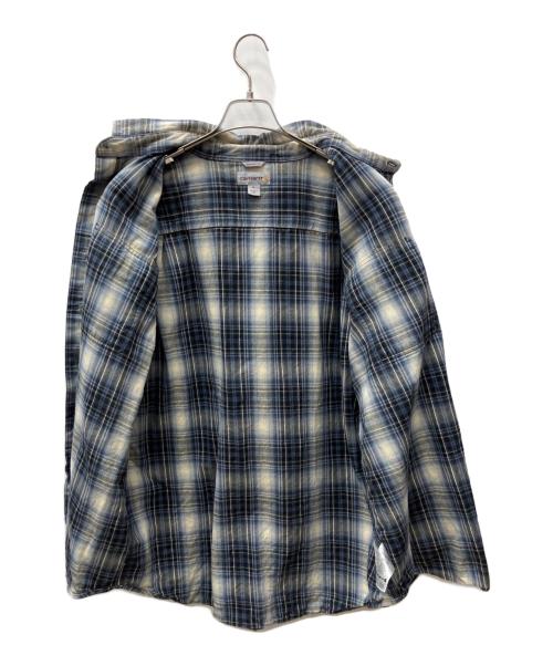 CarHartt（カーハート）CarHartt (カーハート) 長袖シャツ ブルー サイズ:xlの古着・服飾アイテム