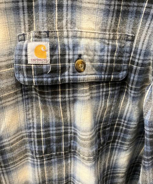 CarHartt（カーハート）CarHartt (カーハート) 長袖シャツ ブルー サイズ:xlの古着・服飾アイテム