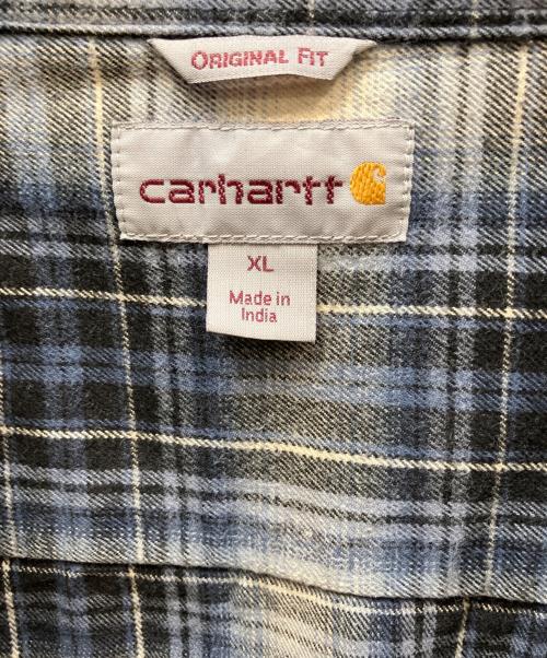 CarHartt（カーハート）CarHartt (カーハート) 長袖シャツ ブルー サイズ:xlの古着・服飾アイテム