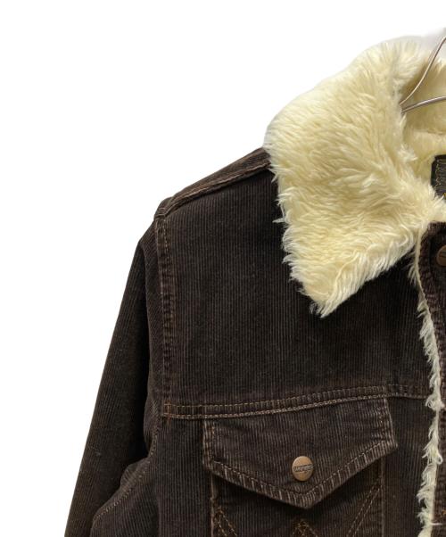 Wrangler（ラングラー）Wrangler (ラングラー) コーデュロイジャケット ブラウン×アイボリー サイズ:Mの古着・服飾アイテム