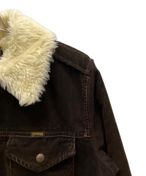 Wrangler（ラングラー）Wrangler (ラングラー) コーデュロイジャケット ブラウン×アイボリー サイズ:Mの古着・服飾アイテム