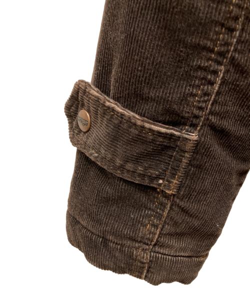 Wrangler（ラングラー）Wrangler (ラングラー) コーデュロイジャケット ブラウン×アイボリー サイズ:Mの古着・服飾アイテム