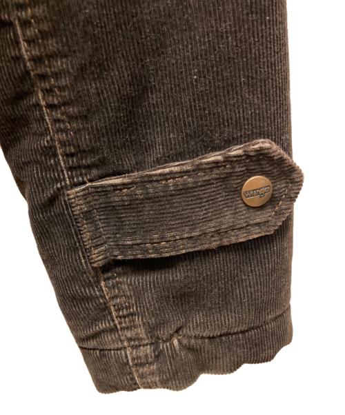 Wrangler（ラングラー）Wrangler (ラングラー) コーデュロイジャケット ブラウン×アイボリー サイズ:Mの古着・服飾アイテム