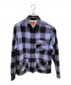 SUPREMEシュプリーム）の古着「チェックジャケット」｜パープル