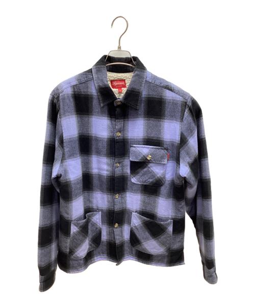 SUPREME（シュプリーム）SUPREME (シュプリーム) チェックジャケット パープル サイズ:Sの古着・服飾アイテム