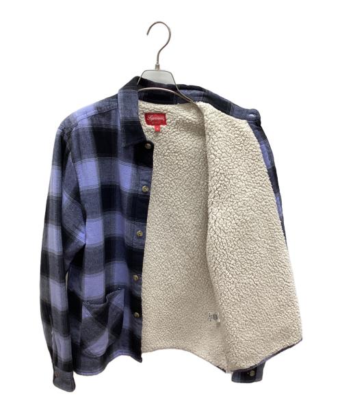 SUPREME（シュプリーム）SUPREME (シュプリーム) チェックジャケット パープル サイズ:Sの古着・服飾アイテム