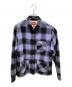 SUPREME（シュプリーム）の古着「チェックジャケット」｜パープル