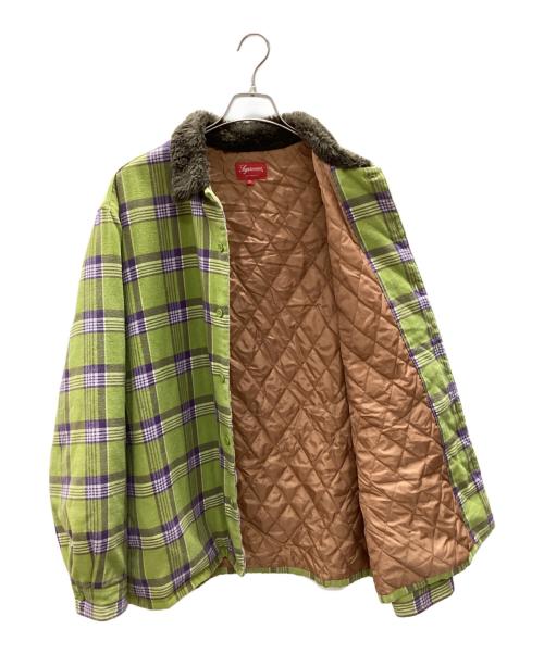 SUPREME（シュプリーム）SUPREME (シュプリーム) チェックジャケット グリーン サイズ:XLの古着・服飾アイテム
