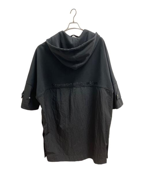 DIESEL（ディーゼル）DIESEL (ディーゼル) ロングコート ブラック サイズ:XXSの古着・服飾アイテム