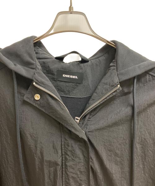 DIESEL（ディーゼル）DIESEL (ディーゼル) ロングコート ブラック サイズ:XXSの古着・服飾アイテム